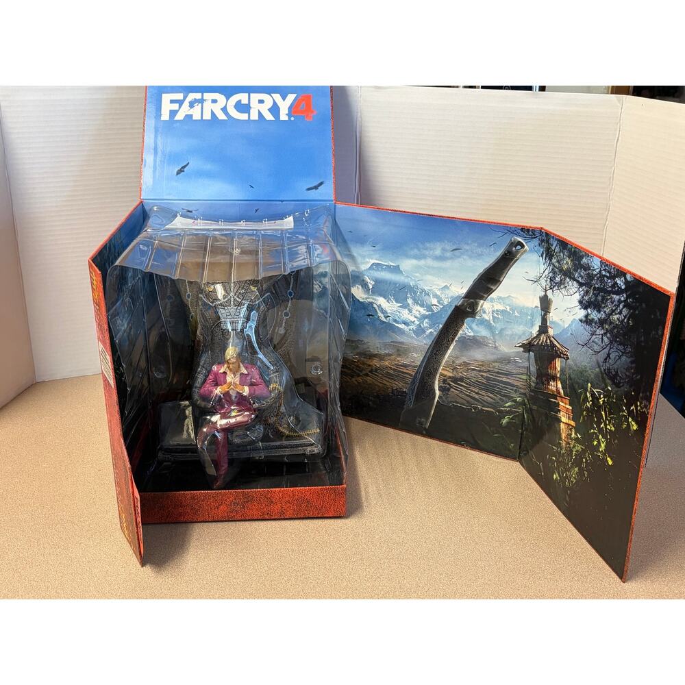 Ubisoft Far Cry 4 Kyrat Collectors Edition Pagan Min Figure Statue New In Box